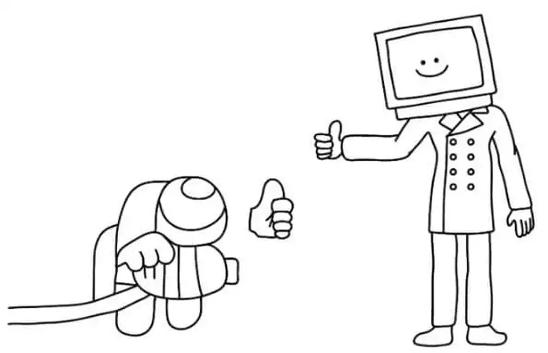 Trải nghiệm tô màu độc đáo với tranh tô màu Titan TV Man online