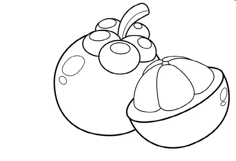 Tô điểm sáng tạo với tranh tô màu hình trái cây dễ thương