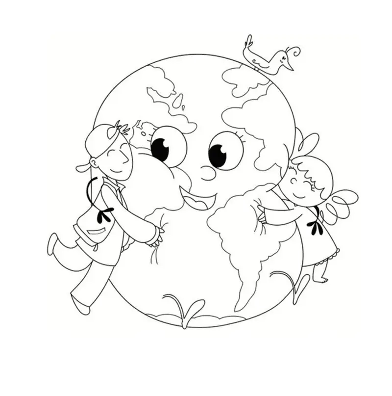 Tranh tô màu trái đất là như thế nào