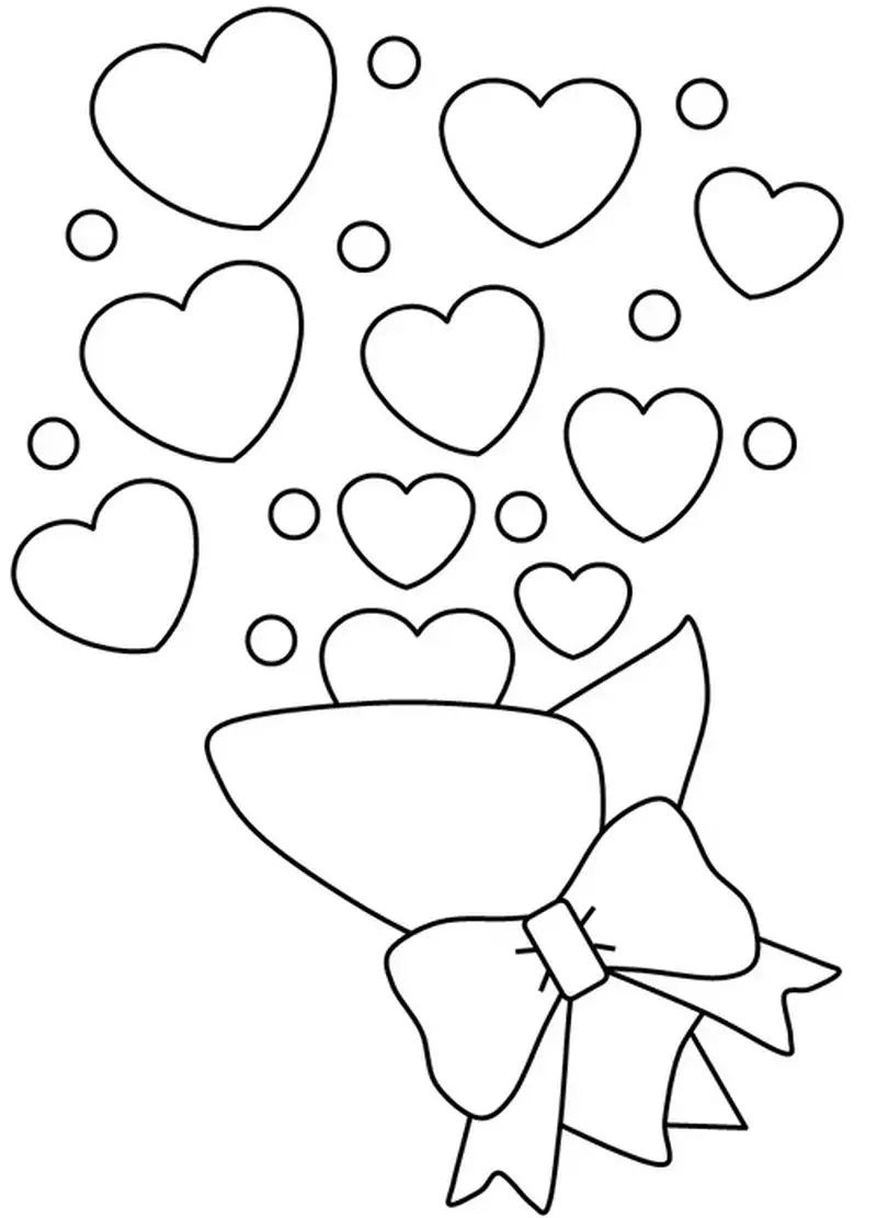 Tranh tô màu trái tim là như thế nào