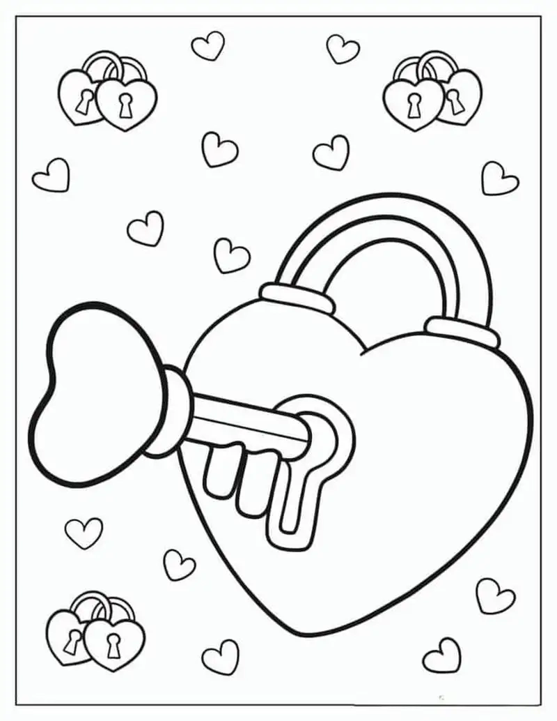 Giúp bé phát triển sáng tạo với tô màu hình trái tim cho bé