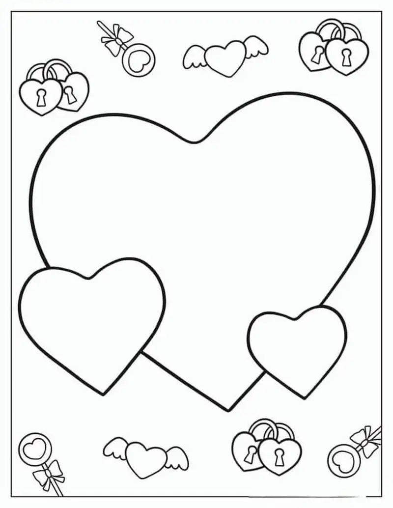 Khám phá bộ sưu tập hình ảnh trái tim tô màu đa sắc