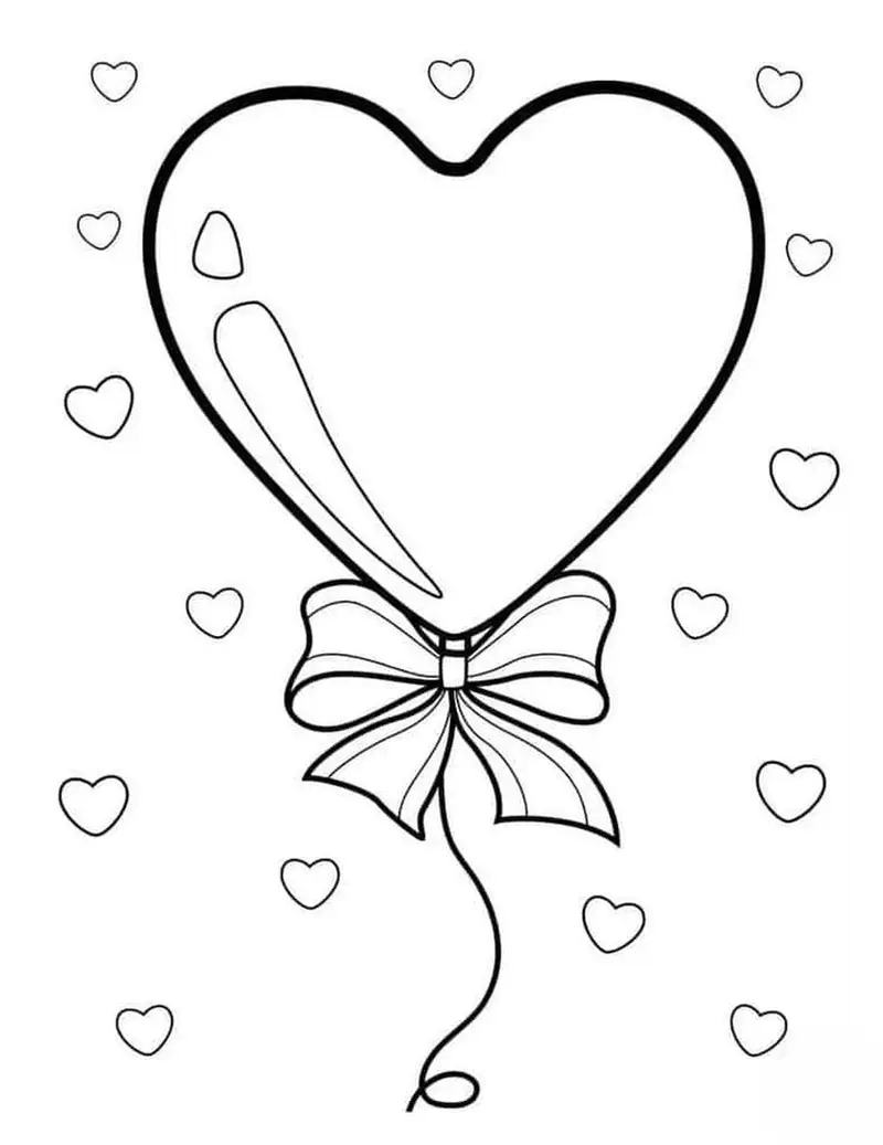 Khơi dậy sự sáng tạo của bé với hình trái tim cho bé tô màu