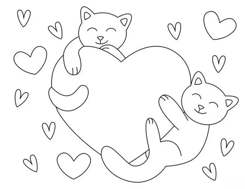 Mang niềm vui cho bé qua tranh tô màu trái tim cho bé