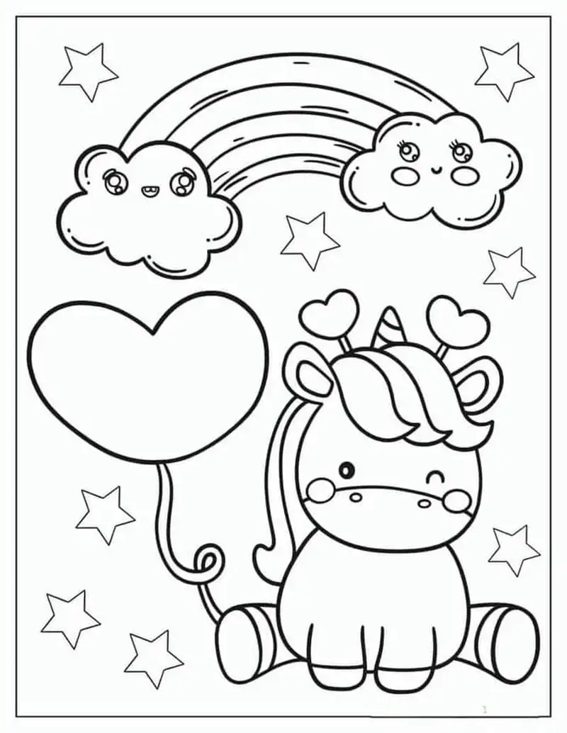 Thỏa sức tưởng tượng cùng hình ảnh tô màu trái tim