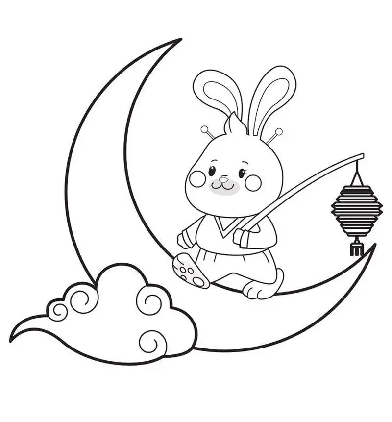 Sáng tạo vui nhộn cùng tô màu tranh trung thu đầy màu sắc