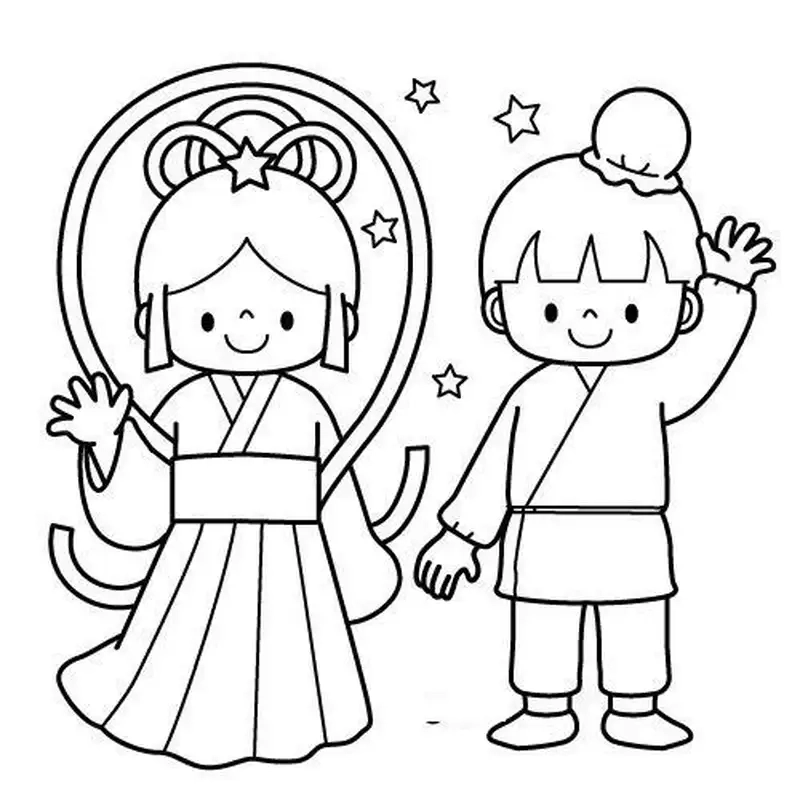 Học cách tô tranh tô màu rước đèn trung thu sinh động cho bé