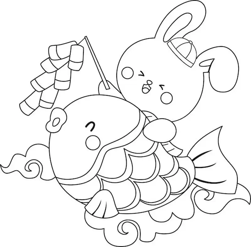 Khám phá tranh to màu trung thu cho bé thỏa sức sáng tạo màu sắc