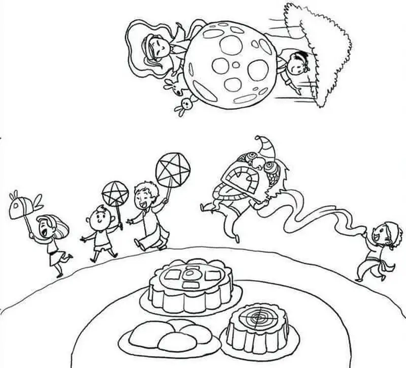 Thỏa thích sáng tạo với tranh to mau trung thu hấp dẫn trẻ em