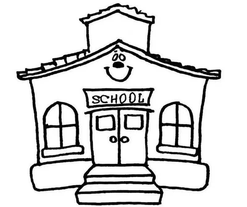 Tạo niềm vui học tập với tranh tô màu ngôi trường mầm non của bé