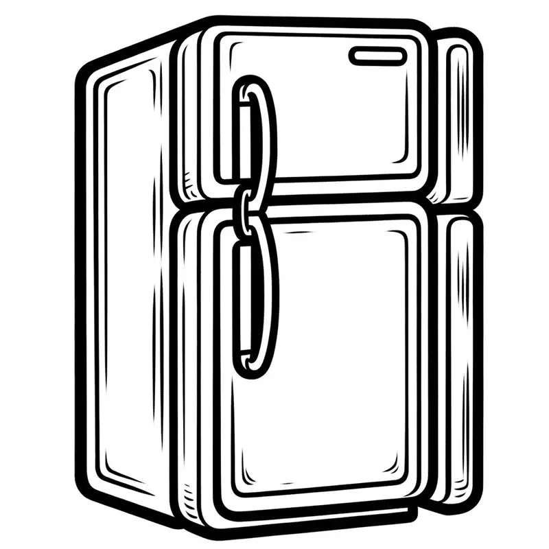 Tranh tô màu tủ lạnh là như thế nào