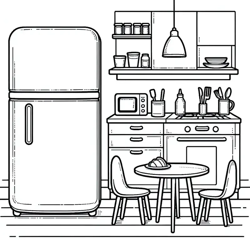 Tô điểm sắc màu cùng tranh tô màu tủ thú vị cho bé