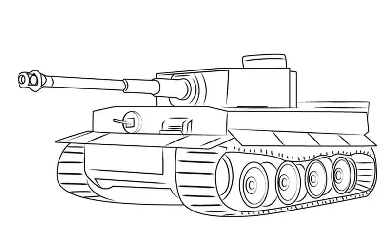 Tranh tô màu xe tăng là như thế nào