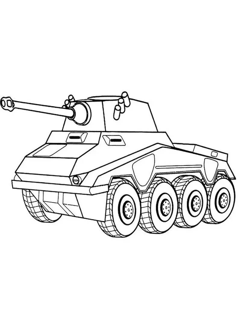 Rèn luyện kỹ năng với bé tập tô màu xe tăng dễ dàng