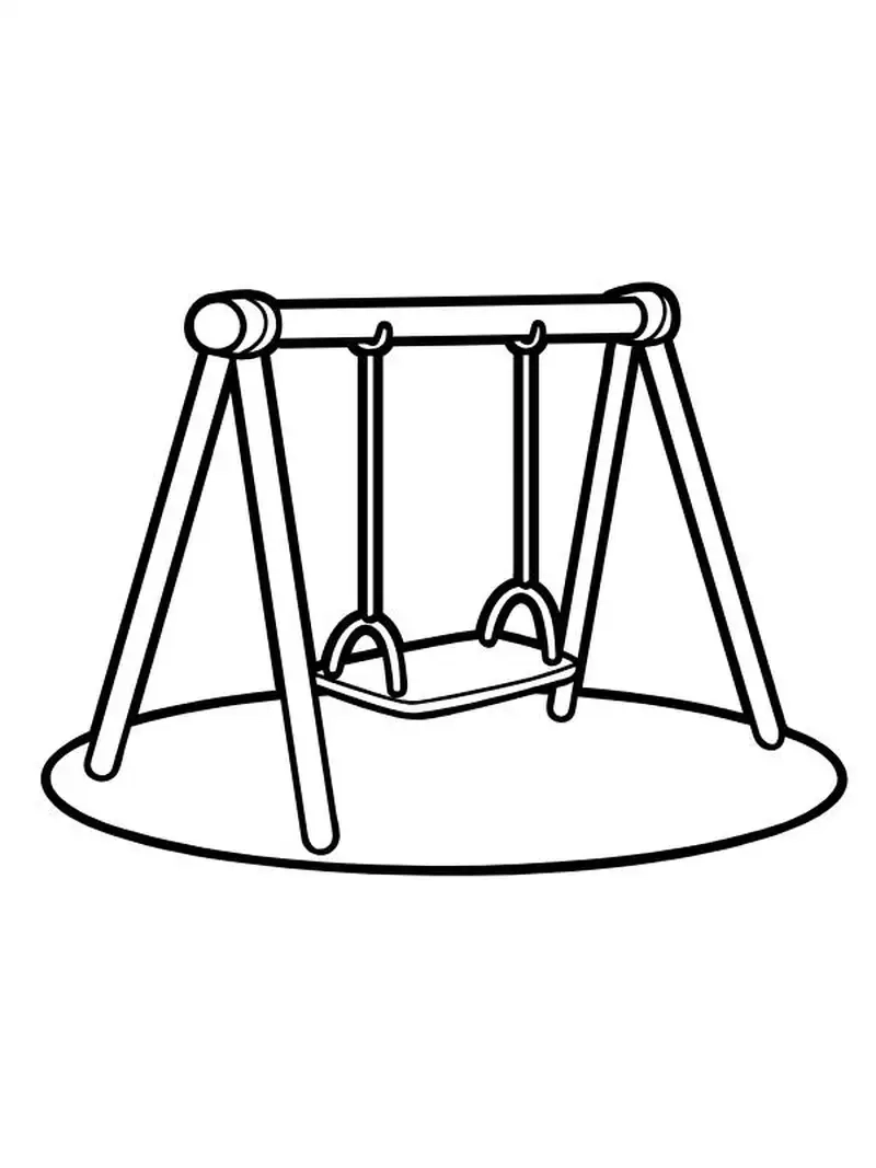 Tranh tô màu xích đu là như thế nào