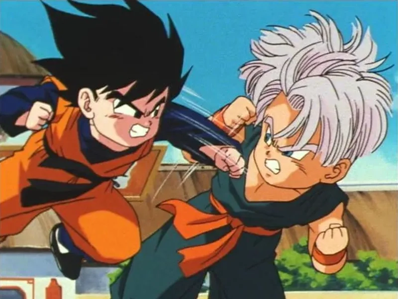 Trận chiến siêu dễ thương của goten x trunks
