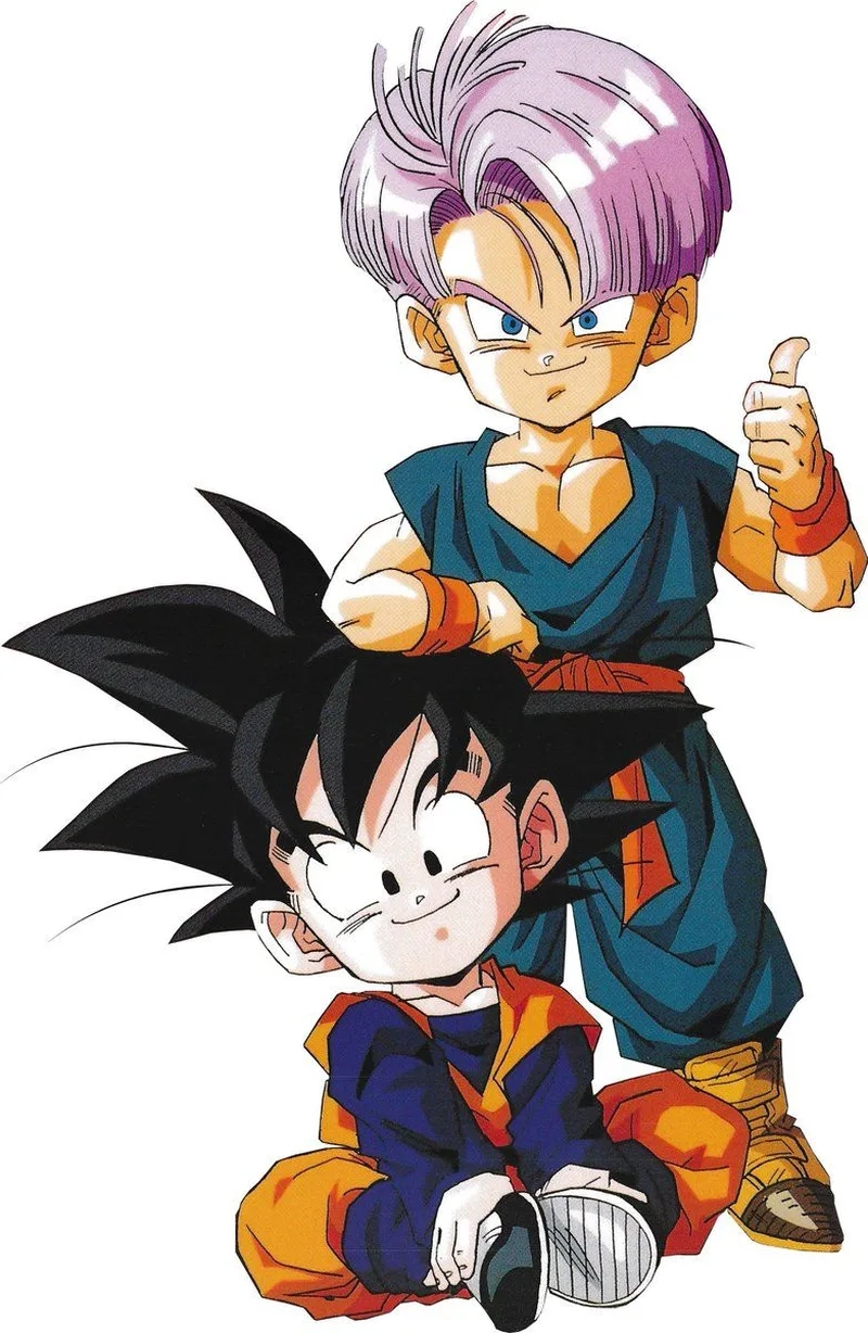 Thử thách bất ngờ giữa Trunks và Goten trunks vs goten