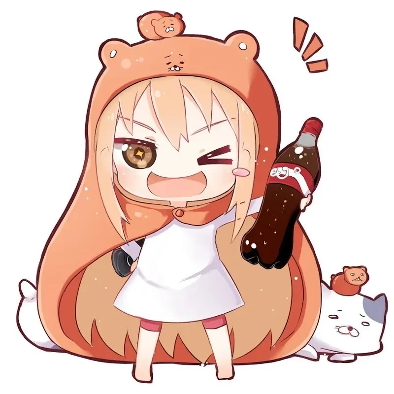 Không thể rời mắt trước anime chibi umaru