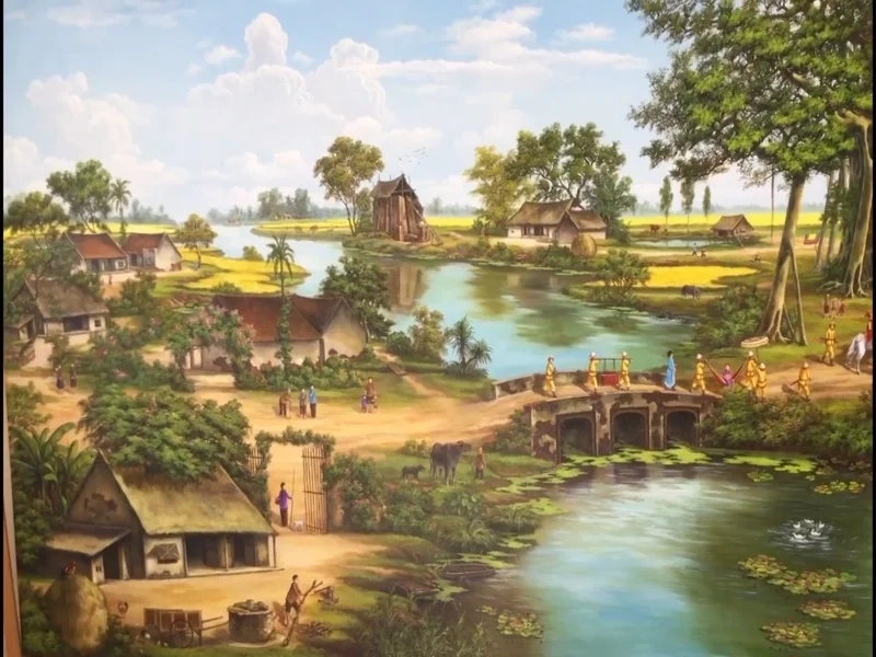 Khám phá cách vẽ tranh quê hương đơn giản sinh động