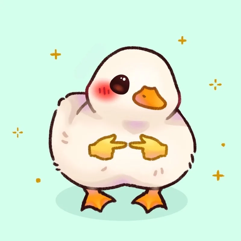 Chia sẻ liền tay bộ sưu tập vịt chibi cute siêu hot