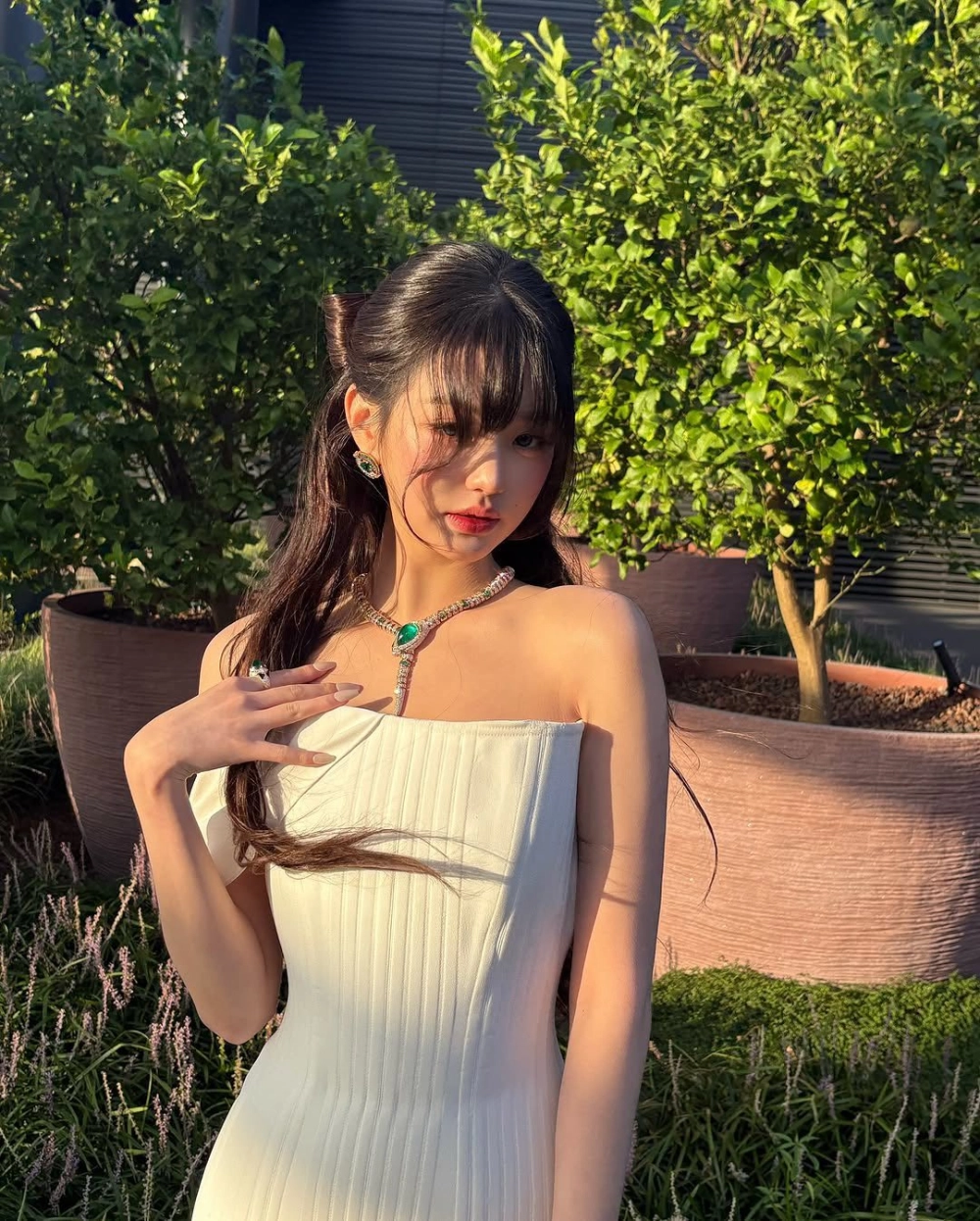 Avatar Wonyoung thường được fan dùng làm ảnh đại diện yêu thích