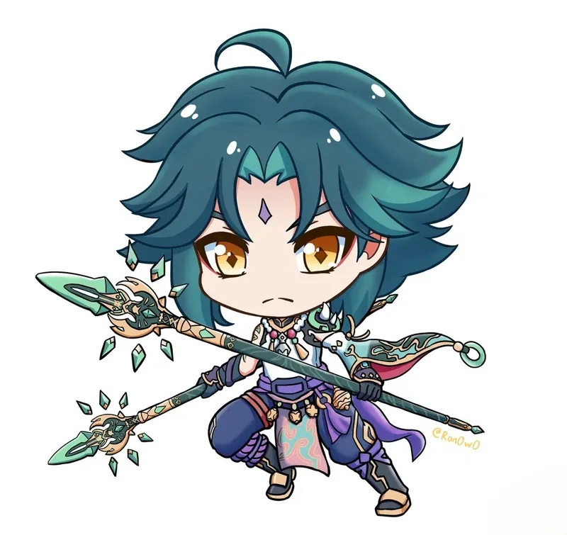 Trọn bộ ảnh xiao chibi đẹp miễn phí dành cho người hâm mộ