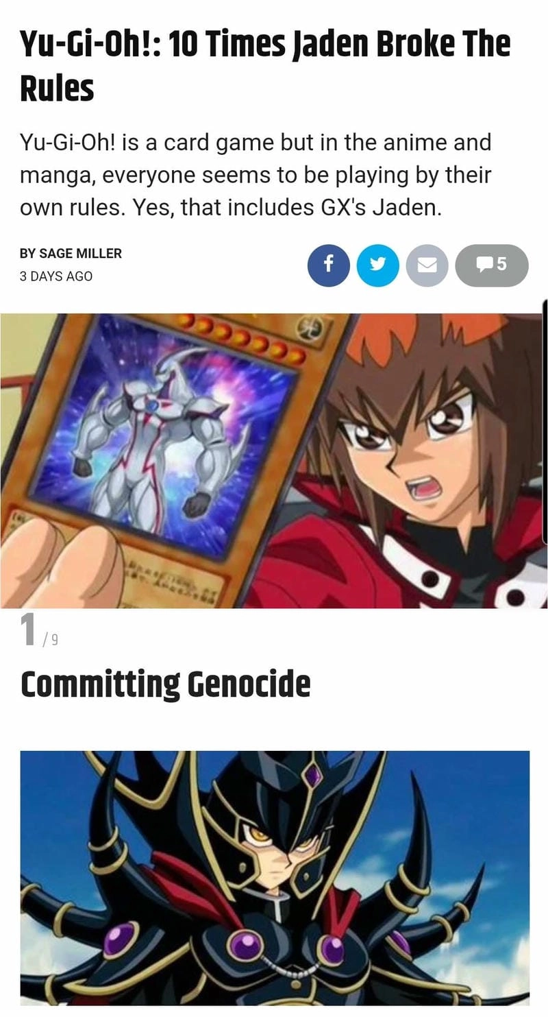 Lạc lối trong yugioh meme giải trí
