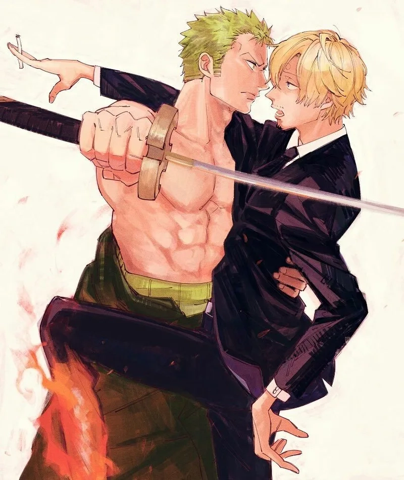 Trận chiến hấp dẫn giữa sanji x zoro không thể bỏ lỡ