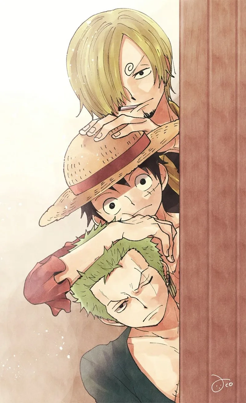 Bộ ba huyền thoại luffy zoro sanji chiến đấu cực chất