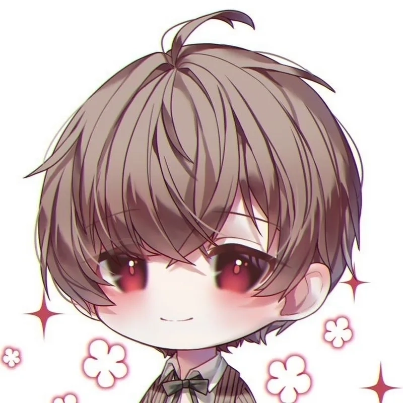 Hình ảnh đẹp avatar cute anime chibi mê hoặc