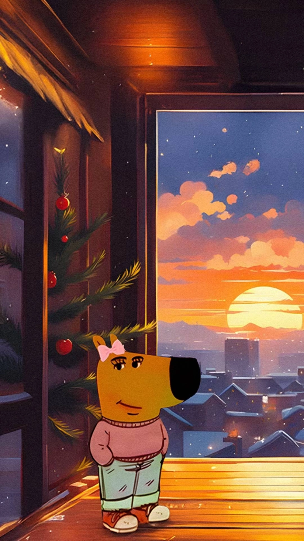 Chill guy sticker dán chat bình tĩnh đáng yêu