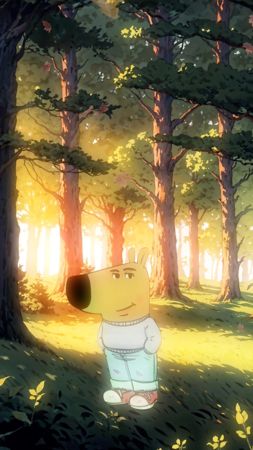 Chill guy no background trong suốt troll dễ dùng