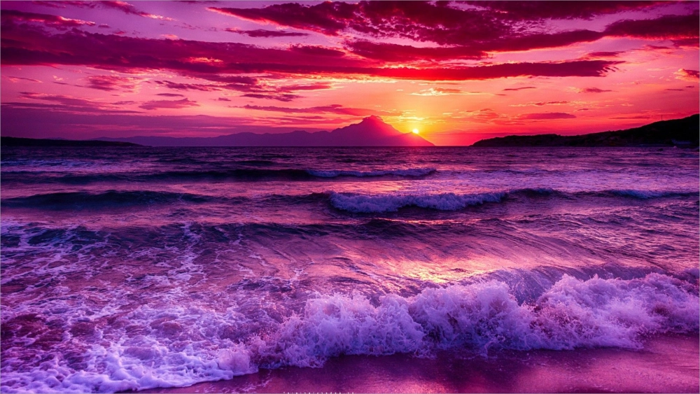 Hình nền phong cảnh hoàng hôn tuyệt đẹp thư giãn