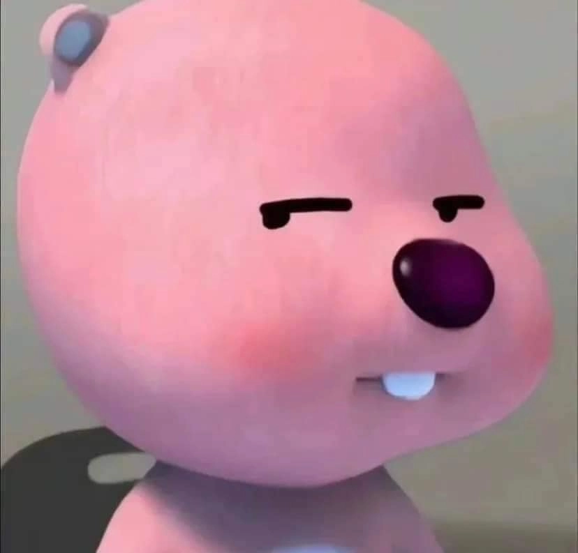 Hình ảnh loopy meme ngố tàu siêu đáng yêu