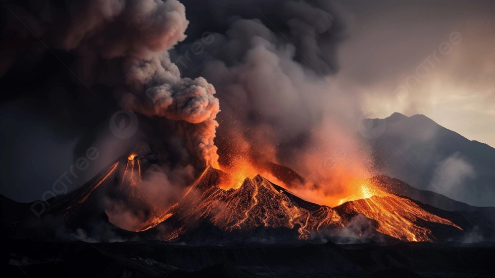 Hình ảnh của núi lửa chư đăng ya yên bình