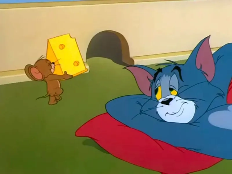 Tom and jerry meme tết chúc mừng