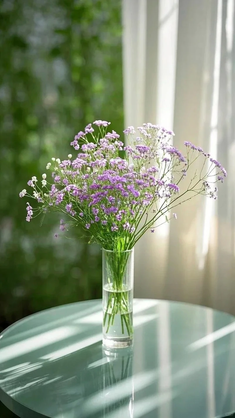 Vẻ đẹp thanh thoát của avatar hoa baby nhẹ nhàng