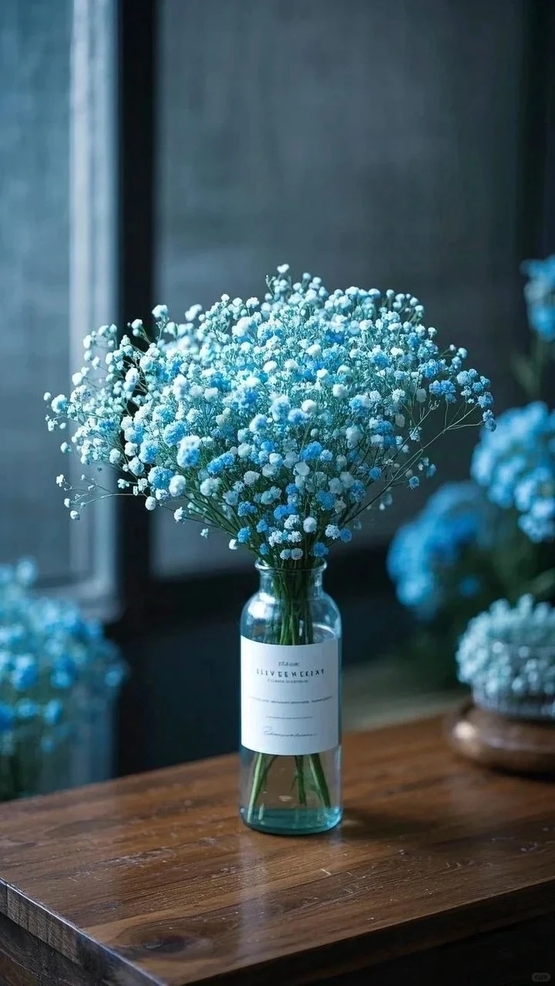 Phong cách tinh gọn với avatar hoa baby minimal hiện đại