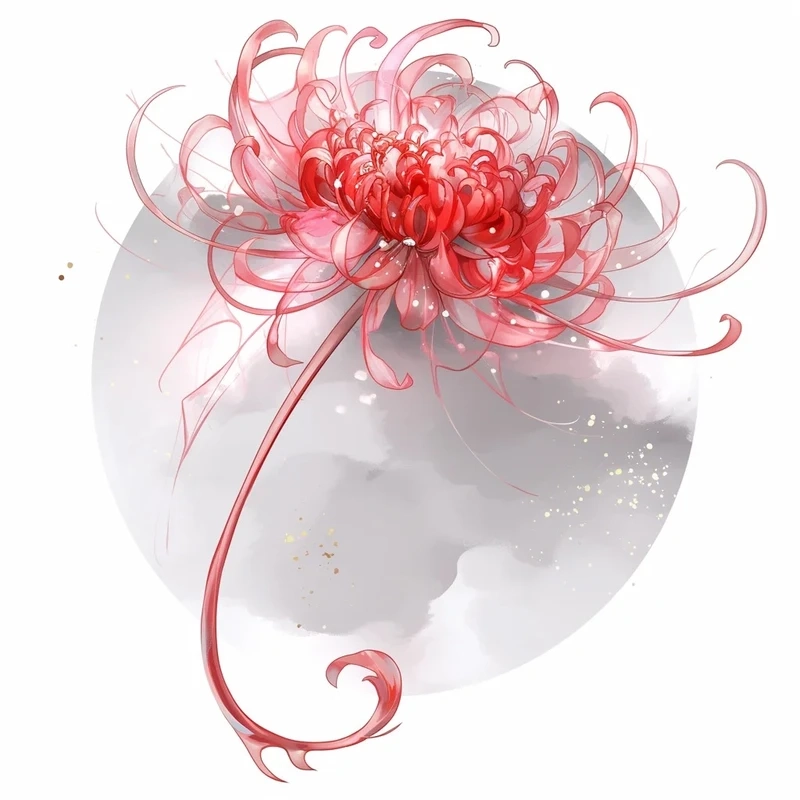 Avatar hoa bỉ ngạn đỏ rực rỡ huyền bí tạo điểm nhấn cực cuốn hút