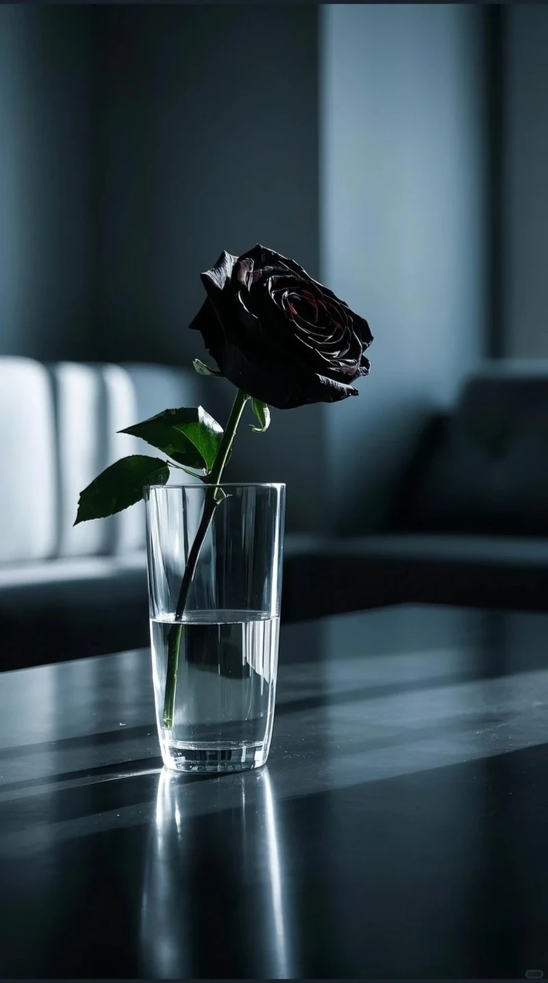 Phong cách bí ẩn với avatar hoa hồng đen dark cực ấn tượng