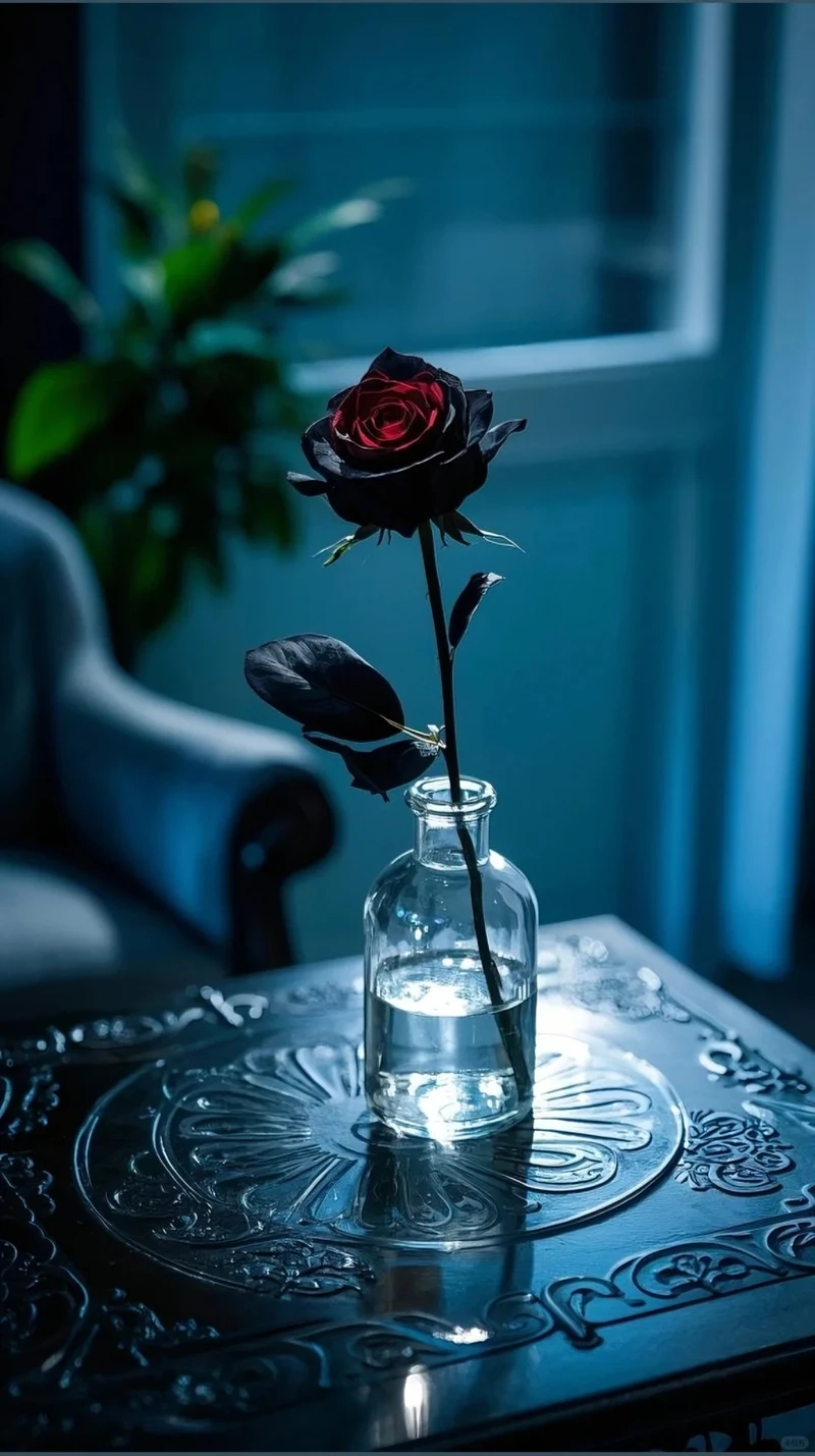 Thay ảnh đại diện cực ngầu với avatar hoa hồng đen chất đang hot