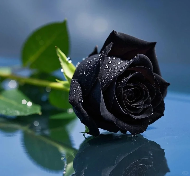 Vẻ đẹp khó cưỡng từ avatar hoa hồng đen bí ẩn đầy mê hoặc