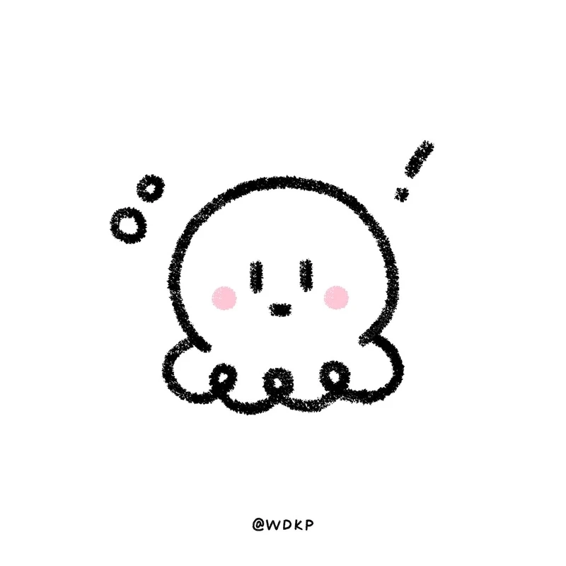 Bộ sticker chibi bạch tuộc cute dùng cho chat