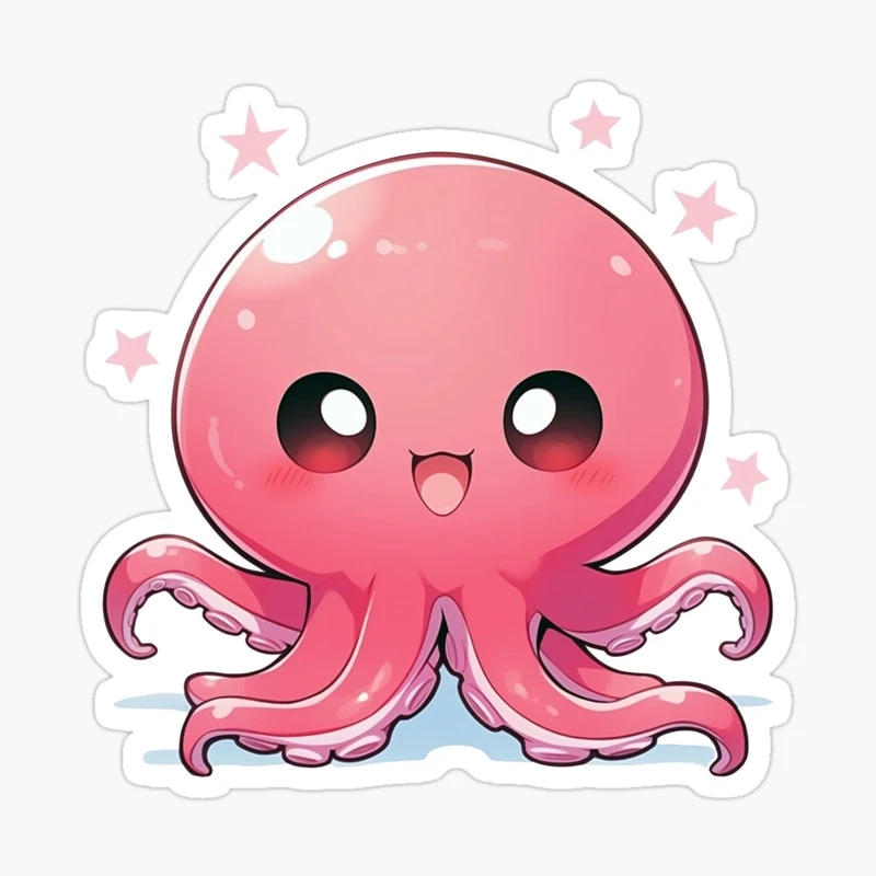 Tuyển tập hình chibi bạch tuộc cute cực đáng yêu