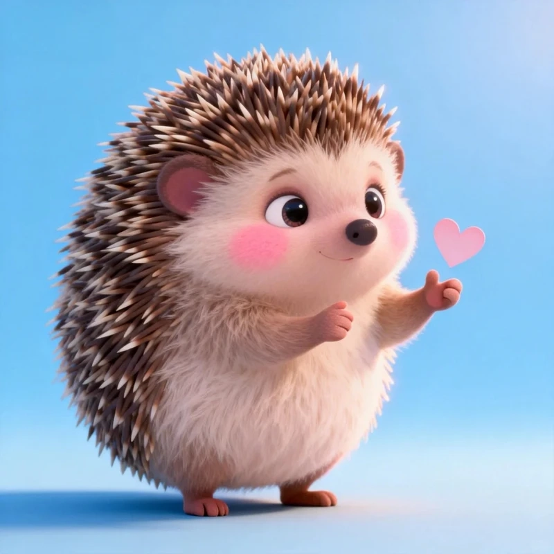 Bộ nhím chibi đáng yêu khiến ai nhìn cũng thích