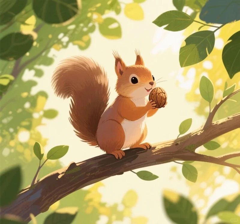 Tuyển tập chibi sóc hoạt hình ngộ nghĩnh và sinh động