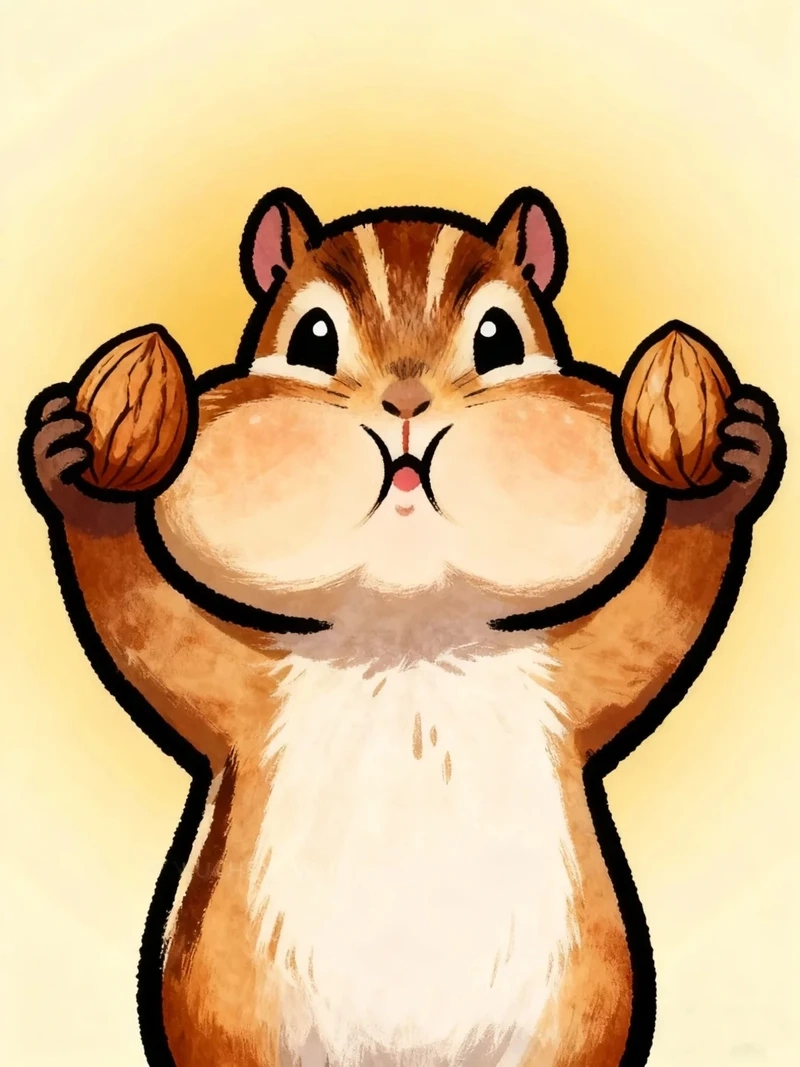 Những mẫu chibi sóc đơn giản cực dễ vẽ cho người mới