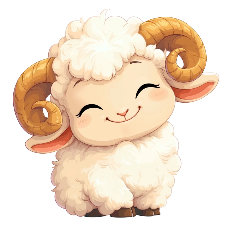 Bộ hình cừu chibi cute cực đáng yêu cho ảnh đại diện