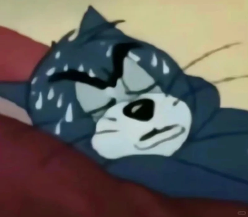 Meme đổ mồ hôi lo lắng biểu cảm chuẩn khi rơi vào tình huống khó đỡ