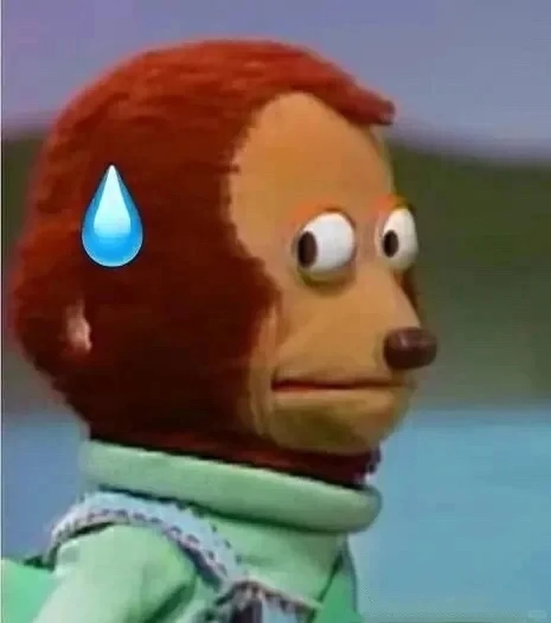 Meme đổ mồ hôi hot trend đang khiến mạng xã hội bùng nổ